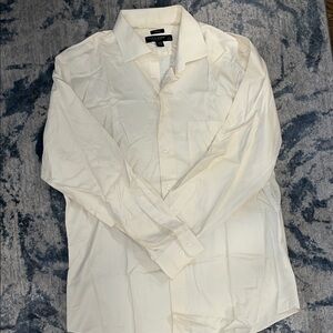 Pronto Uomo Men's Cream Dress Shirt